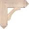 Ekena Millwork Imperial Arts and Crafts Smooth Bracket w/ Offset Brace, Douglas Fir, 7 1/2"W x 22"D x 22"H BKT0806X22X22IMP03SDF - alternate 3